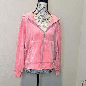 Juicy Couture Light Pink Velour Hoodie
